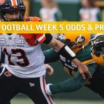 Edmonton Eskimos vs BC Lions Predictions, Picks, Odds, Preview - CFL Week 5 - July 11 2019