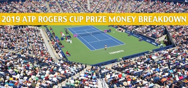 2019 Rogers Cup Purse and Prize Money Breakdown