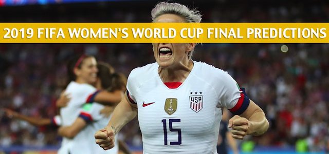USA vs Netherlands Predictions, Picks, Odds, and Betting Preview – FIFA Women’s World Cup Final – July 7 2019