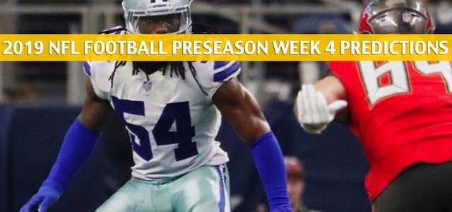 Tampa Bay Buccaneers vs Dallas Cowboys Predictions, Picks, Odds, and Betting Preview – NFL Preseason Week 4 – August 29 2019