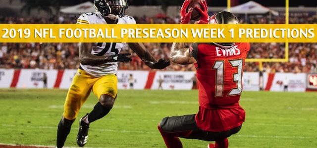 Tampa Bay Buccaneers vs Pittsburgh Steelers Predictions, Picks, Odds, and Betting Preview – NFL Preseason Week 1 – August 9 2019
