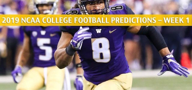 Eastern Washington Eagles vs Washington Huskies Predictions, Picks, Odds, and NCAA Football Betting Preview – August 31 2019