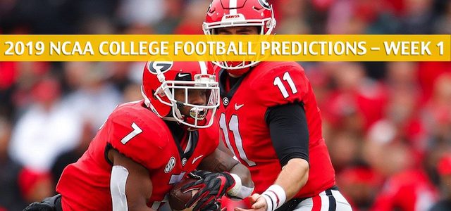 Georgia Bulldogs vs Vanderbilt Commodores Predictions, Picks, Odds, and NCAA Football Betting Preview – August 31 2019