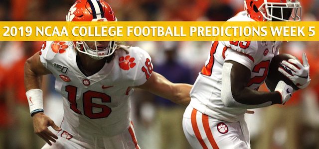 Clemson Tigers vs North Carolina Tar Heels Predictions, Picks, Odds, and NCAA Football Betting Preview – September 28 2019 2019