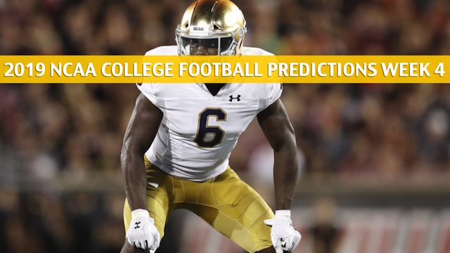 Notre Dame Vs Georgia Predictions Picks Odds Preview Sept 21 2019