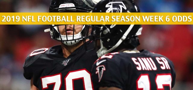 Atlanta Falcons vs Arizona Cardinals Predictions, Picks, Odds, and Betting Preview – NFL Week 6 – October 13 2019
