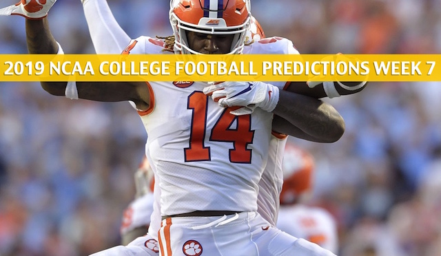 Florida State Vs Clemson Predictions Odds Preview Oct 12 2019