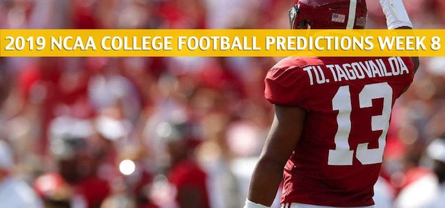 Tennessee Volunteers vs Alabama Crimson Tide Predictions, Picks, Odds, and NCAA Football Betting Preview – October 19 2019