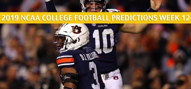 Georgia Bulldogs vs Auburn Tigers Predictions, Picks, Odds, and NCAA Football Betting Preview – November 16 2019