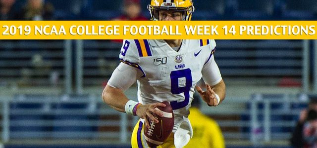 Texas A&M Aggies vs LSU Tigers Predictions, Picks, Odds, and NCAA Football Betting Preview – November 30 2019