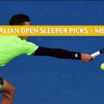 2020 Australian Open Sleepers / Sleeper Picks and Predictions - Men's Singles