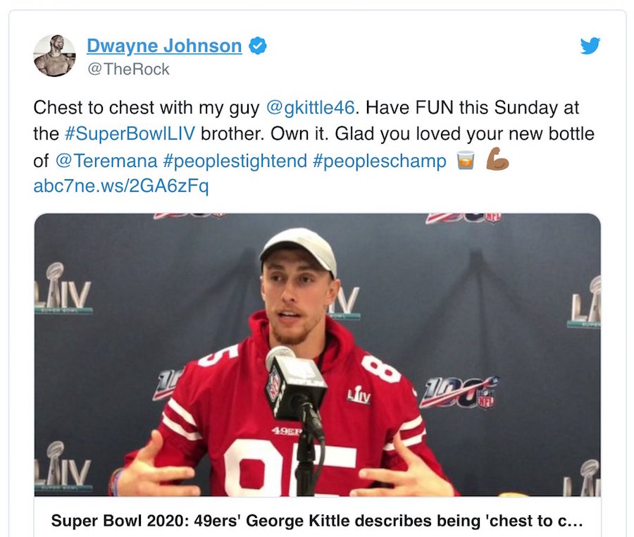 Celebrity Super Bowl Picks 2020 The Rock