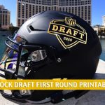 Printable NFL Mock Draft Bracket 2020