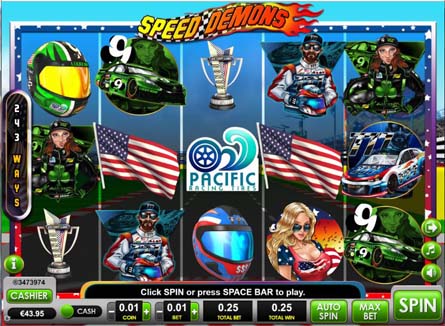 Sports Themed Slots Speed Demons
