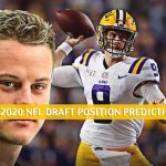 Joe Burrow Predictions, Projection, Pick and Odds - 2020 NFL Draft
