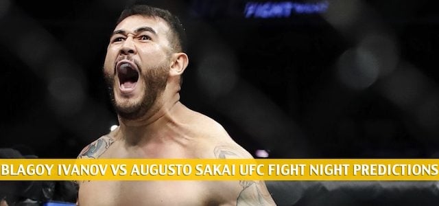 Blagoy Ivanov vs Augusto Sakai Predictions, Picks, Odds, and Betting Preview | UFC Fight Night May 30 2020