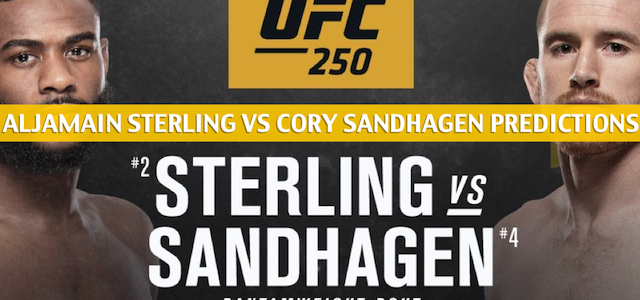 Aljamain Sterling vs Cory Sandhagen Predictions, Picks, Odds, and Betting Preview | UFC 250 June 6 2020