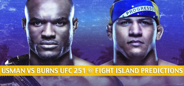 Kamaru Usman vs Gilbert Burns Predictions, Picks, Odds and Betting Preview | UFC 251 at Fight Island – July 11 2020