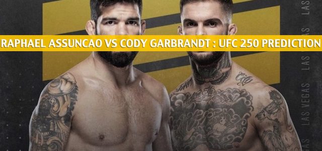 Raphael Assuncao vs Cody Garbrandt Predictions, Picks, Odds, and Betting Preview | UFC 250 June 6 2020