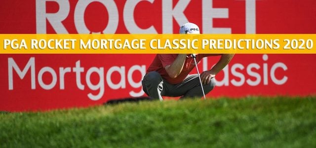PGA Rocket Mortgage Classic Predictions, Picks, Odds, and Betting Preview | June 25-28 2020