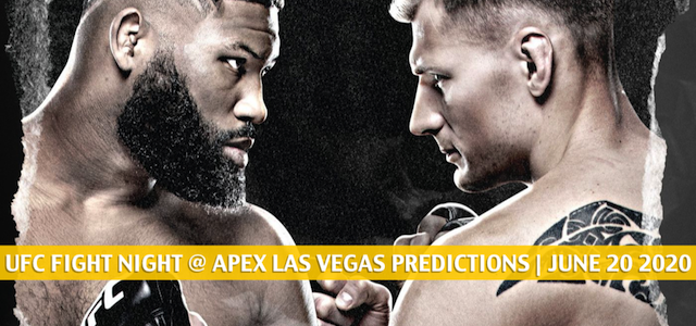 UFC Fight Night at Apex Las Vegas Predictions, Picks, Odds and Betting Preview | June 20 2020