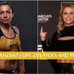 Amanda Ribas vs Paige Vanzant Predictions, Picks, Odds and Betting Preview | UFC 251 at Fight Island - July 11 2020