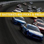Super Start Batteries 400 Predictions, Picks, Odds, and Betting Preview | July 23 2020