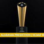Georgia Bulldogs vs Alabama Crimson Tide Predictions, Picks, Odds, and NCAA Football Betting Preview - October 17 2020