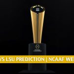 Alabama Crimson Tide vs LSU Tigers Predictions, Picks, Odds, and NCAA Football Betting Preview | November 14 2020