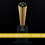 Auburn Tigers vs Alabama Crimson Tide Predictions, Picks, Odds, and NCAA Football Betting Preview | November 28 2020