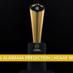 Kentucky Wildcats vs Alabama Crimson Tide Predictions, Picks, Odds, and NCAA Football Betting Preview | November 21 2020