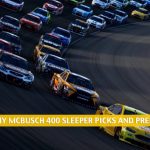 2021 Buschy McBusch Race 400 Sleepers and Sleeper Picks and Predictions