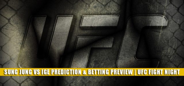 Chan Sung Jung vs Dan Ige Predictions, Picks, Odds, and Betting Preview | UFC Fight Night June 19 2021