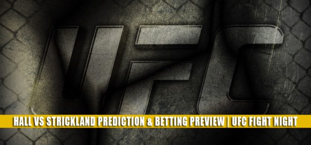 Uriah Hall vs Sean Strickland Predictions, Picks, Odds, and Betting Preview | UFC Fight Night July 31 2021