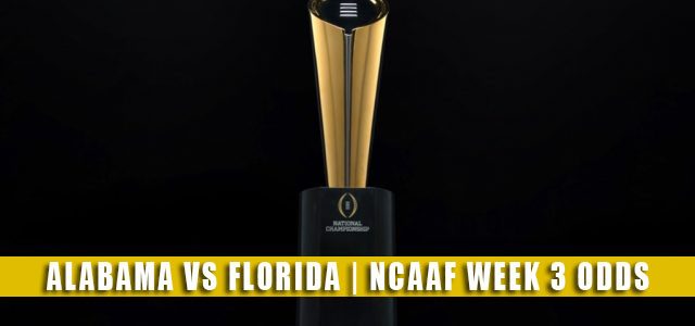 Alabama Crimson Tide vs Florida Gators Predictions, Picks, Odds, and NCAA Football Betting Preview | September 18 2021