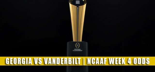 Georgia Bulldogs vs Vanderbilt Commodores Predictions, Picks, Odds, and NCAA Football Betting Preview | September 25 2021