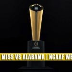 Southern Miss Golden Eagles vs Alabama Crimson Tide Predictions, Picks, Odds, and NCAA Football Betting Preview | September 25 2021