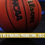 Florida State Seminoles vs Syracuse Orange Predictions, Picks, Odds, and NCAA Basketball Betting Preview - March 9 2022