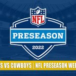 Seattle Seahawks vs Dallas Cowboys Predictions, Picks, Odds, and Betting Preview | NFL Preseason Week 3 - August 26, 2022
