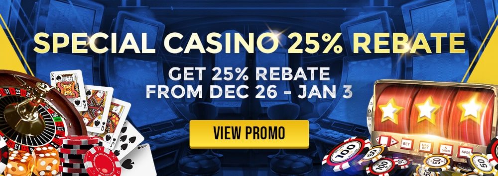 25% Casino Rebate Week
