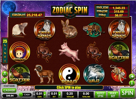 Zodiac Spin Game