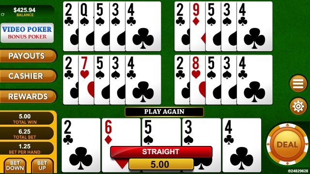 5-Hand Bonus Poker