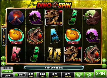 Dino Spin Game