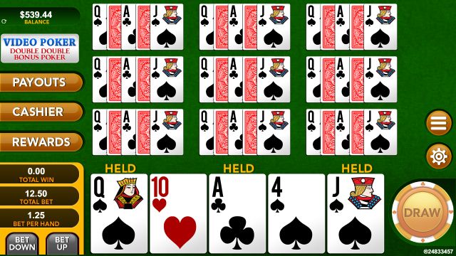10-Hand Double Double Bonus Poker
