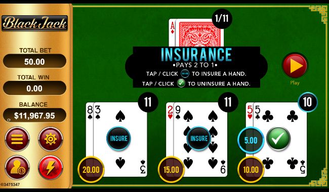 Blackjack Insurance